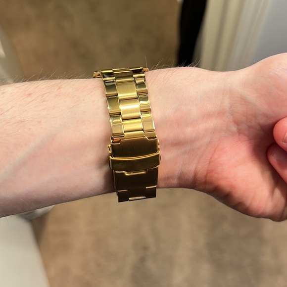 Men Gold Automatic Watch - Picture 3 of 4